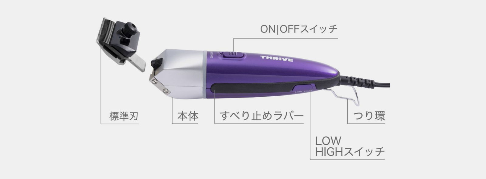 ヘアークリッパー MODEL 535Z-H - THRIVE（スライヴ）｜ 大東 